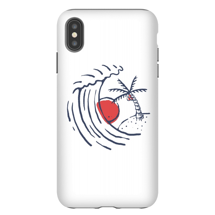 iPhone Xs Max StrongFit Great Wave 1 by Afif Quilimo