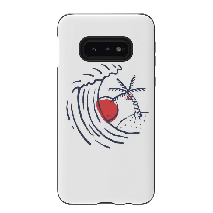 Galaxy S10e StrongFit Great Wave 1 by Afif Quilimo