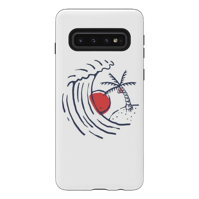 Galaxy S10 StrongFit Great Wave 1 by Afif Quilimo