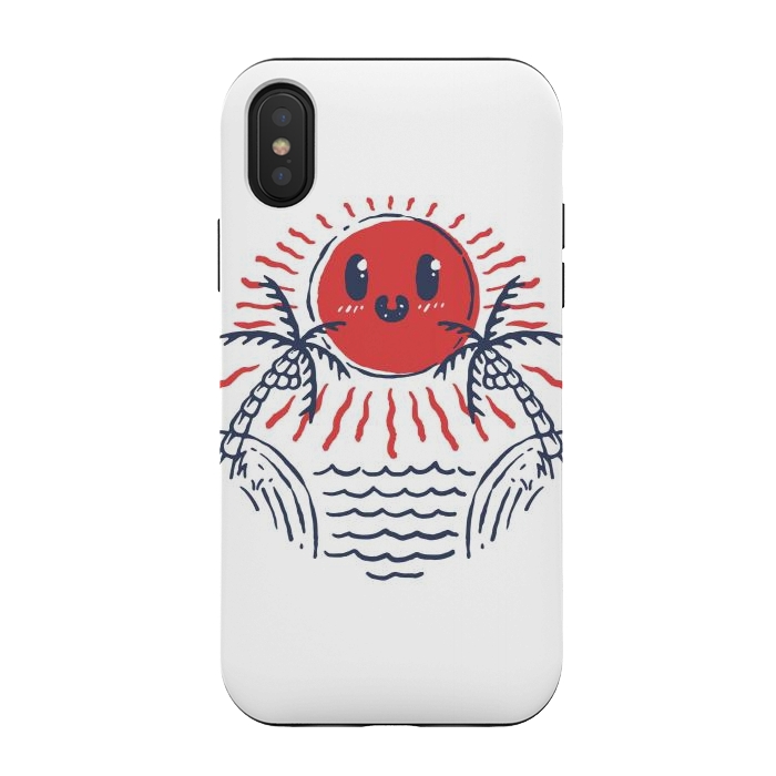 iPhone Xs / X StrongFit Hello Sunset by Afif Quilimo