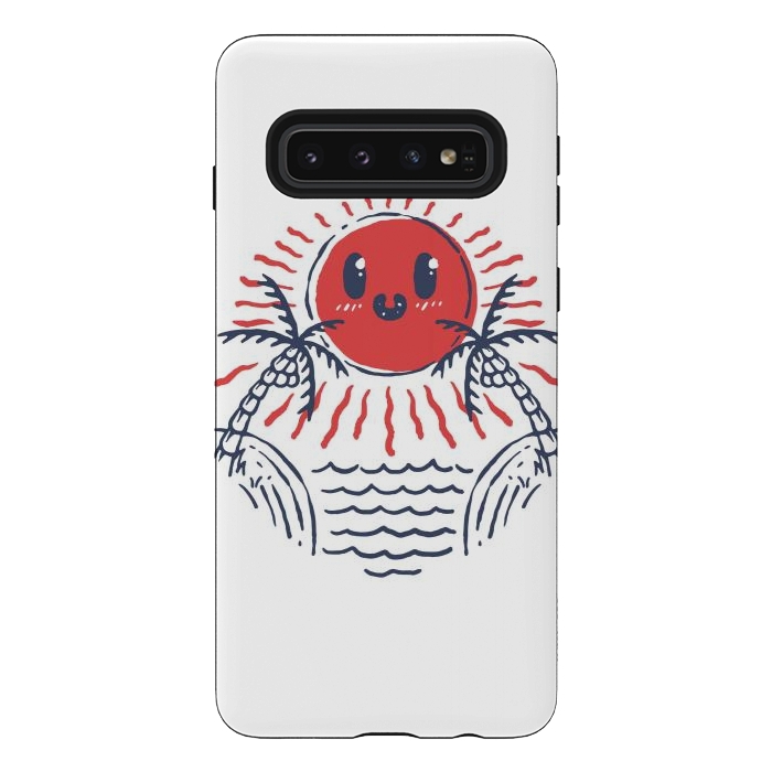 Galaxy S10 StrongFit Hello Sunset by Afif Quilimo