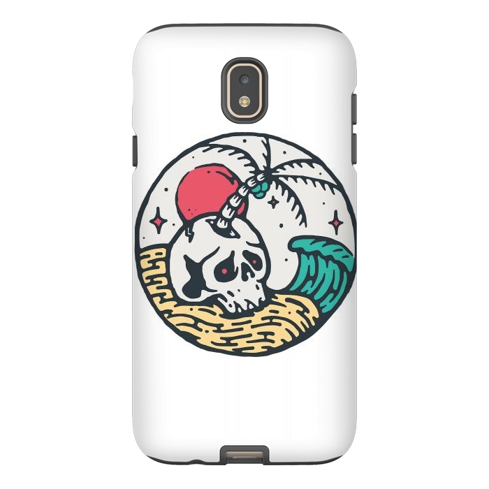 Galaxy J7 StrongFit Skull and Beach by Afif Quilimo