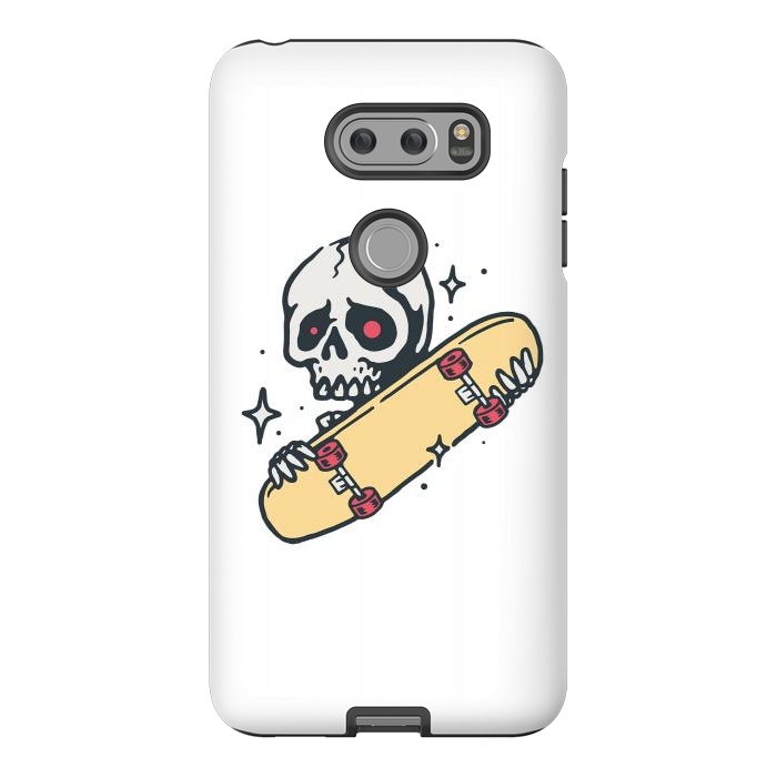 V30 StrongFit Skull Love Skateboard by Afif Quilimo