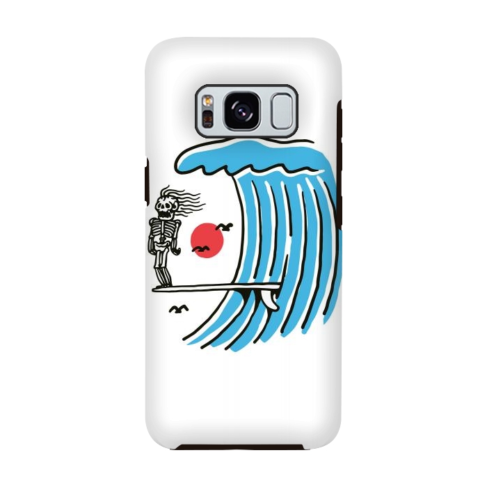 Galaxy S8 StrongFit Funny Surf Nose by Afif Quilimo