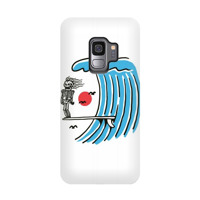 Galaxy S9 StrongFit Funny Surf Nose by Afif Quilimo