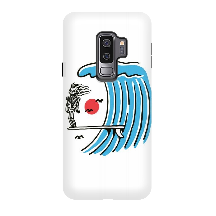 Galaxy S9 plus StrongFit Funny Surf Nose by Afif Quilimo