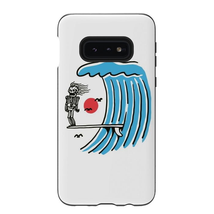 Galaxy S10e StrongFit Funny Surf Nose by Afif Quilimo