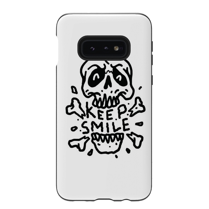 Galaxy S10e StrongFit Keep Smile 1 by Afif Quilimo