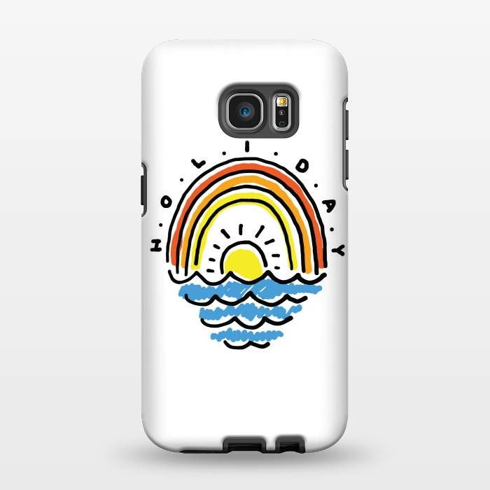 Galaxy S7 EDGE StrongFit Holiday Beach by Afif Quilimo