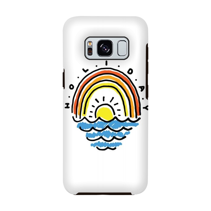 Galaxy S8 StrongFit Holiday Beach by Afif Quilimo