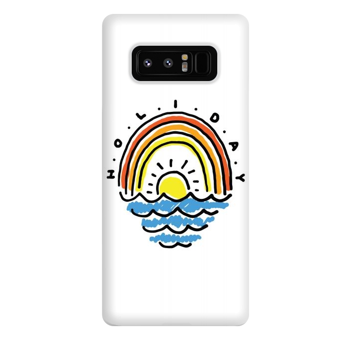 Galaxy Note 8 StrongFit Holiday Beach by Afif Quilimo