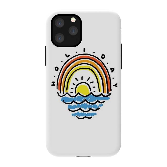iPhone 11 Pro StrongFit Holiday Beach by Afif Quilimo