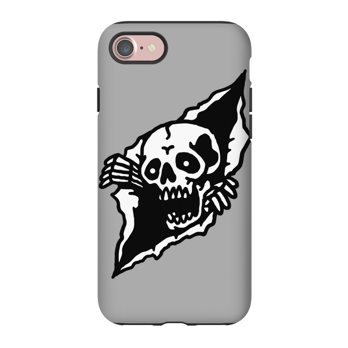 iPhone 7 StrongFit Skull Tearing up by Afif Quilimo