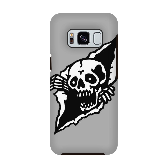 Galaxy S8 StrongFit Skull Tearing up by Afif Quilimo