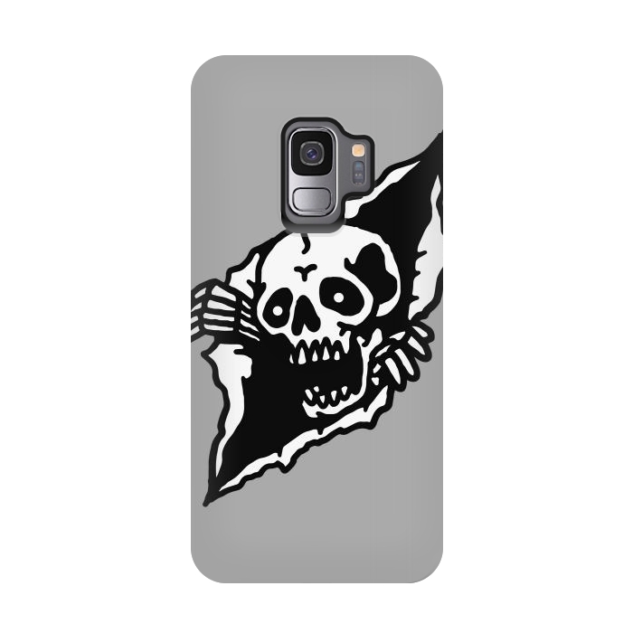 Galaxy S9 StrongFit Skull Tearing up by Afif Quilimo