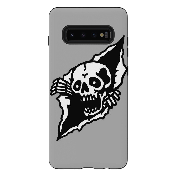 Galaxy S10 plus StrongFit Skull Tearing up by Afif Quilimo