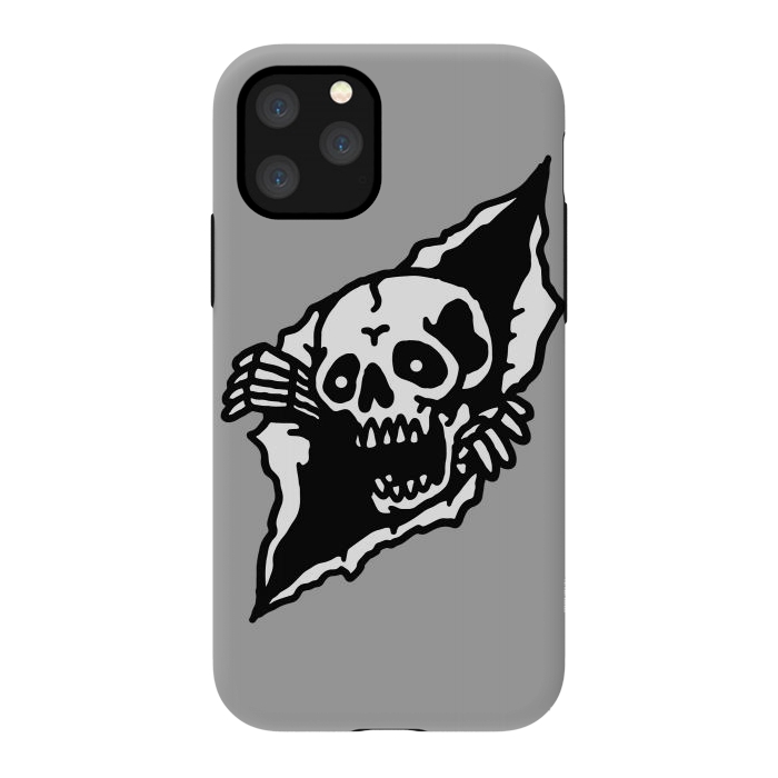 iPhone 11 Pro StrongFit Skull Tearing up by Afif Quilimo