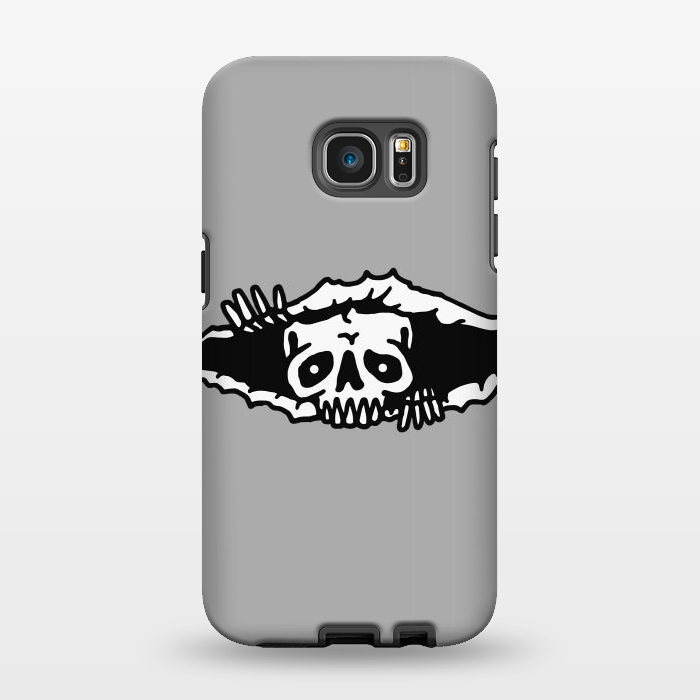 Galaxy S7 EDGE StrongFit Skull Tearing up 1 by Afif Quilimo