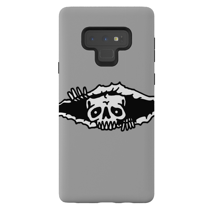 Galaxy Note 9 StrongFit Skull Tearing up 1 by Afif Quilimo
