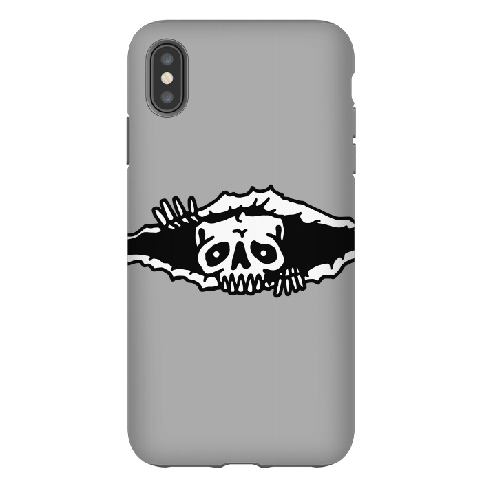 iPhone Xs Max StrongFit Skull Tearing up 1 by Afif Quilimo