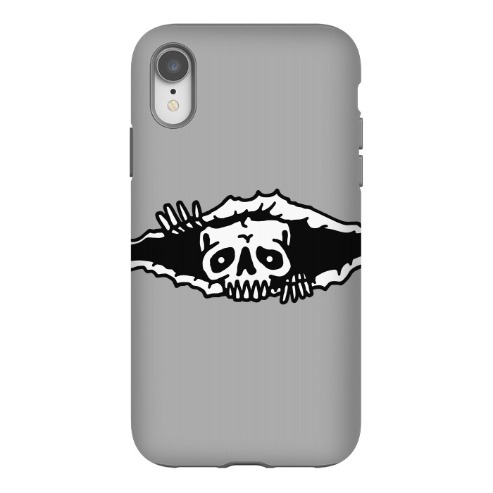 iPhone Xr StrongFit Skull Tearing up 1 by Afif Quilimo