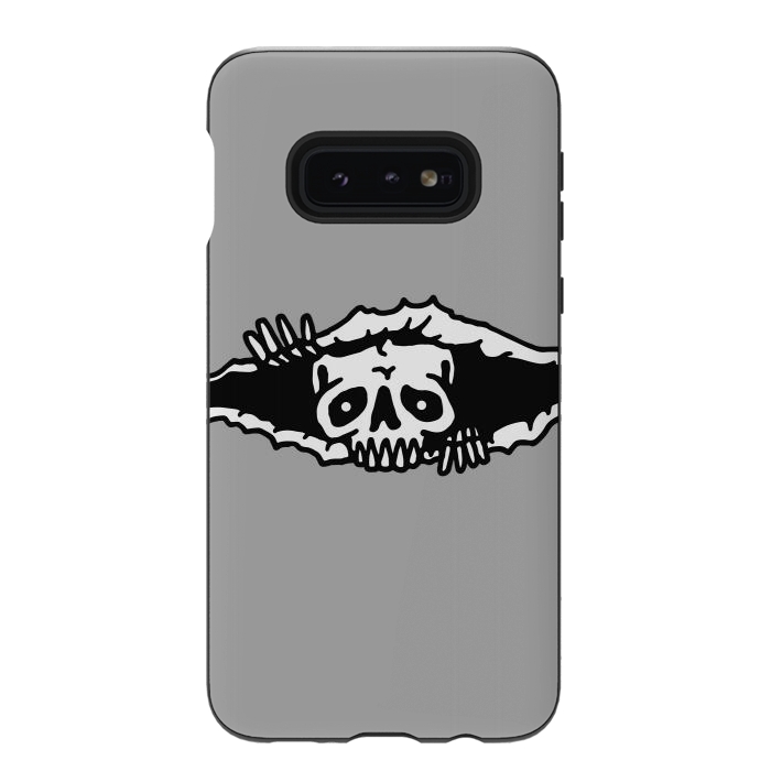 Galaxy S10e StrongFit Skull Tearing up 1 by Afif Quilimo
