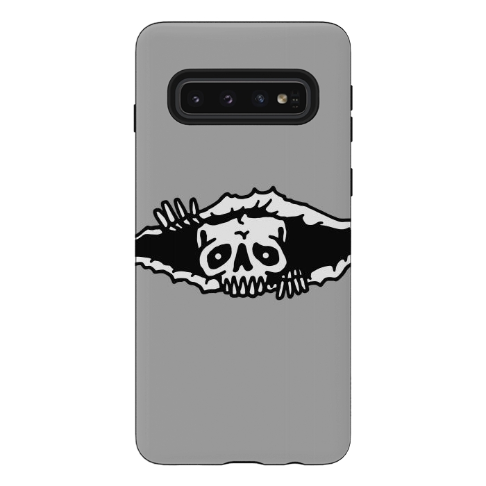 Galaxy S10 StrongFit Skull Tearing up 1 by Afif Quilimo