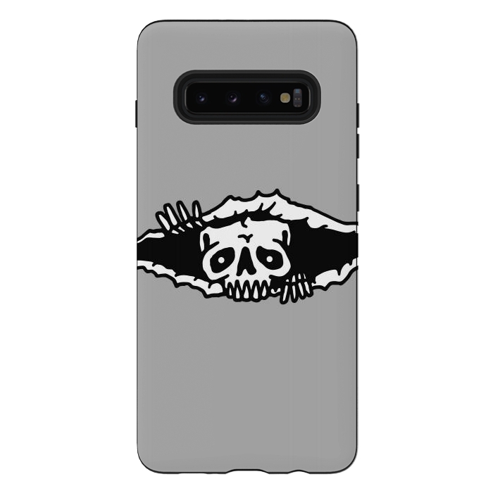 Galaxy S10 plus StrongFit Skull Tearing up 1 by Afif Quilimo