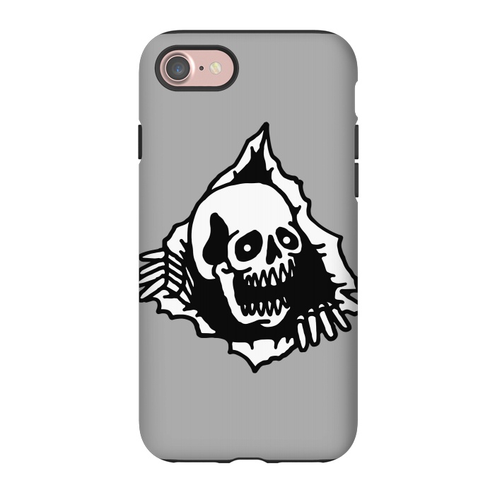 iPhone 7 StrongFit Skull Tearing up 2 by Afif Quilimo