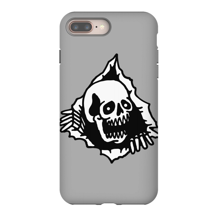 iPhone 7 plus StrongFit Skull Tearing up 2 by Afif Quilimo