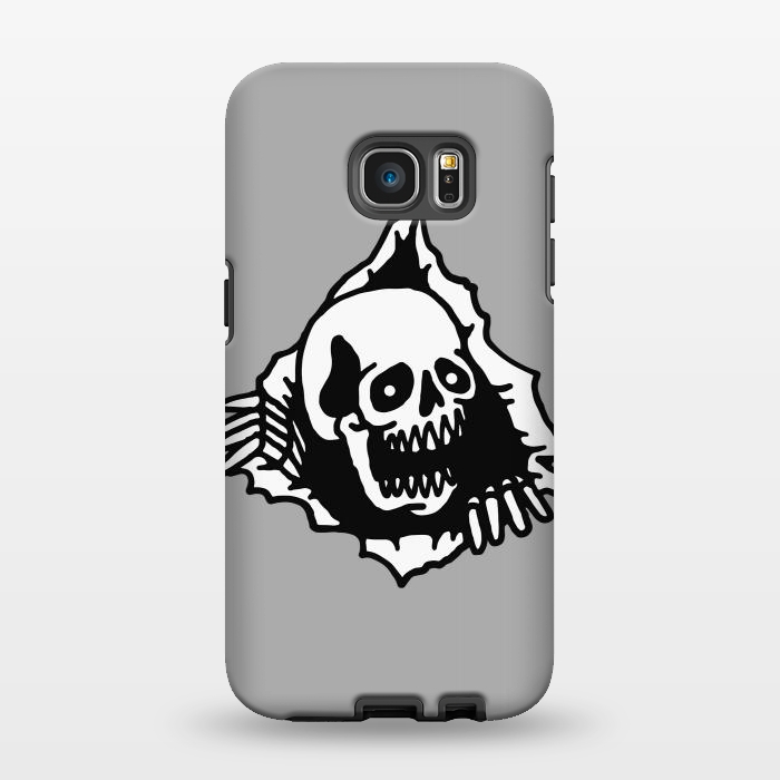 Galaxy S7 EDGE StrongFit Skull Tearing up 2 by Afif Quilimo