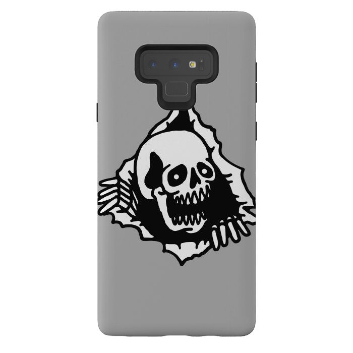 Galaxy Note 9 StrongFit Skull Tearing up 2 by Afif Quilimo