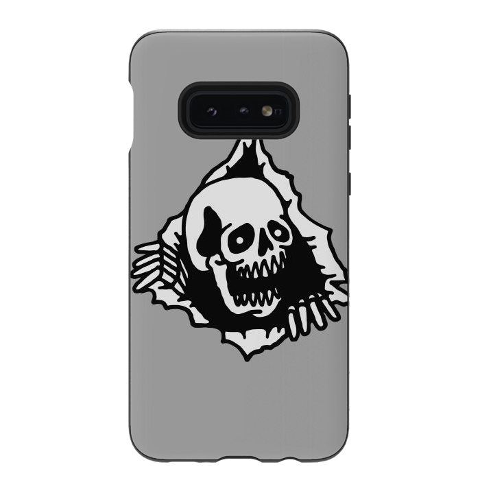 Galaxy S10e StrongFit Skull Tearing up 2 by Afif Quilimo