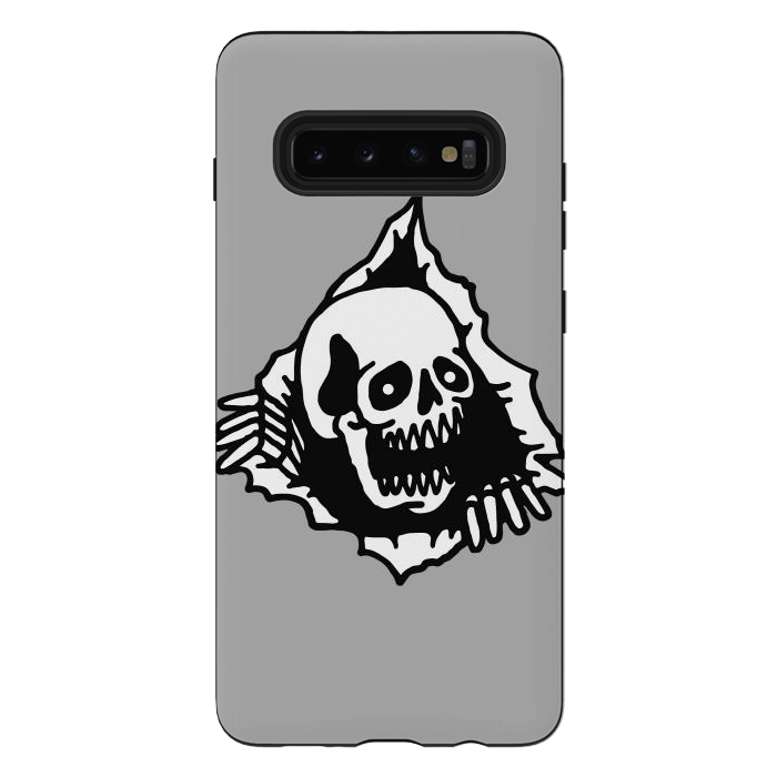 Galaxy S10 plus StrongFit Skull Tearing up 2 by Afif Quilimo
