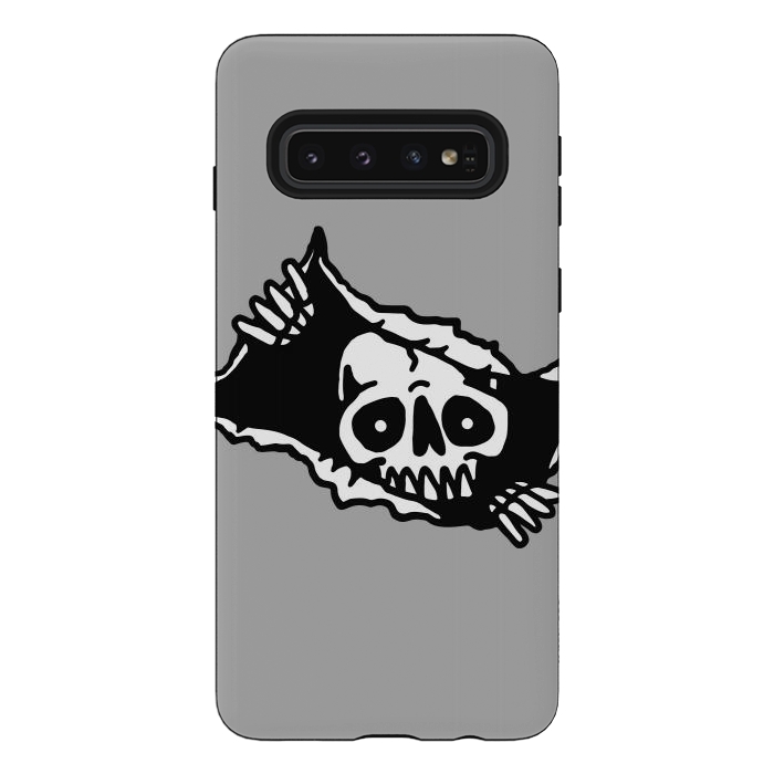 Galaxy S10 StrongFit Skull Tearing up 3 by Afif Quilimo