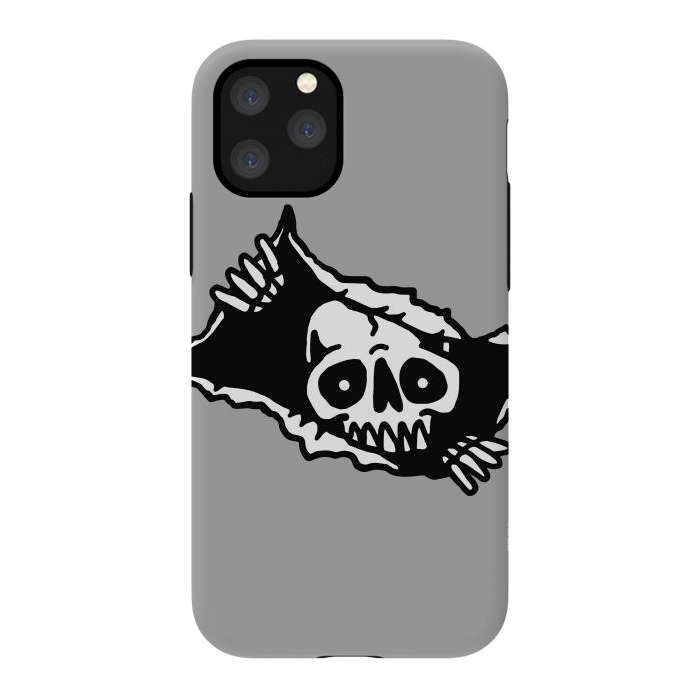 iPhone 11 Pro StrongFit Skull Tearing up 3 by Afif Quilimo