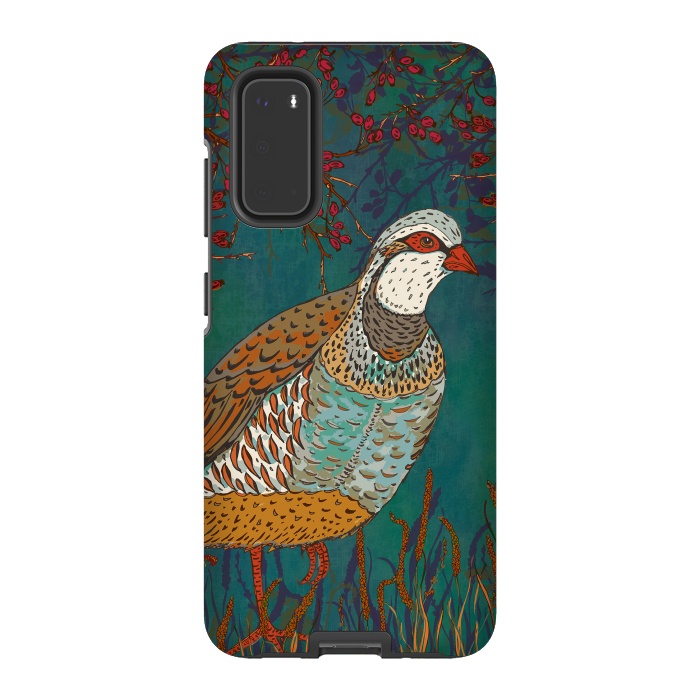 Galaxy S20 StrongFit Partridge by Lotti Brown