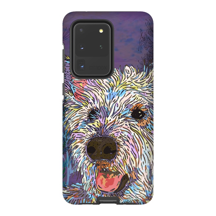 Galaxy S20 Ultra StrongFit West Highland Terrier (Westie) by Lotti Brown