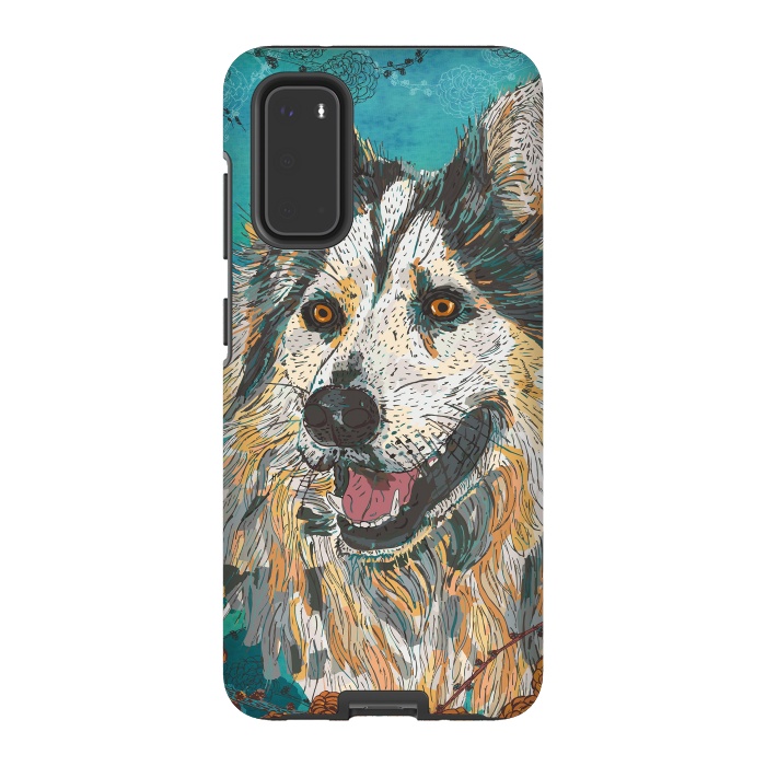 Galaxy S20 StrongFit Husky by Lotti Brown