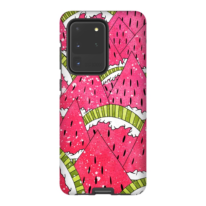 Galaxy S20 Ultra StrongFit Watermelon Mountains by Steve Wade (Swade)