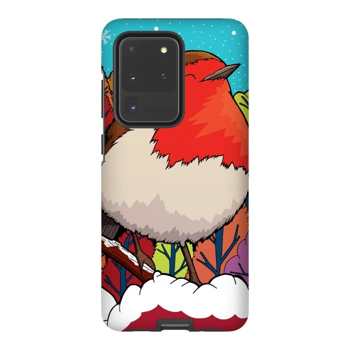 Galaxy S20 Ultra StrongFit The Big Red Robin by Steve Wade (Swade)