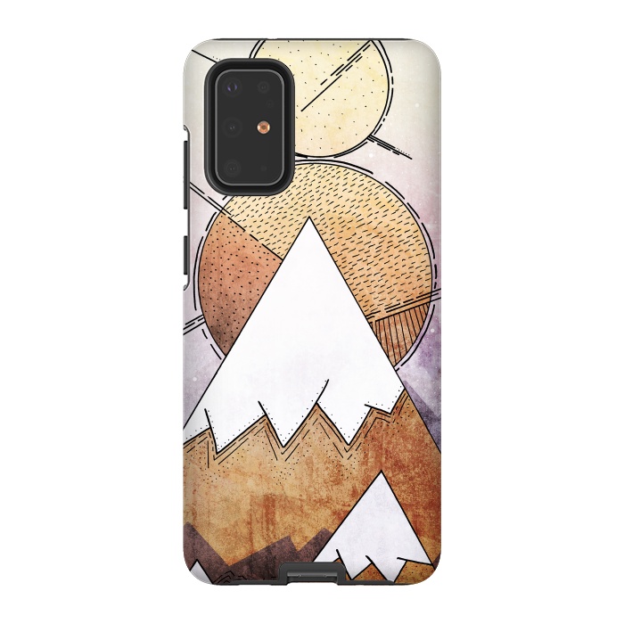 Galaxy S20 Plus StrongFit Metal Mountains by Steve Wade (Swade)