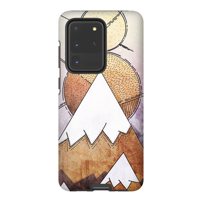 Galaxy S20 Ultra StrongFit Metal Mountains by Steve Wade (Swade)