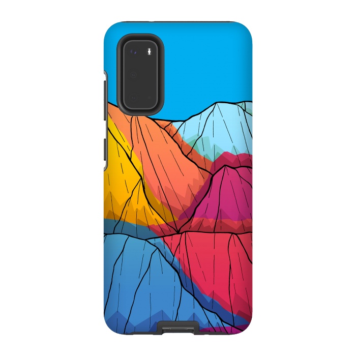 Galaxy S20 StrongFit Colour outside the mountains by Steve Wade (Swade)
