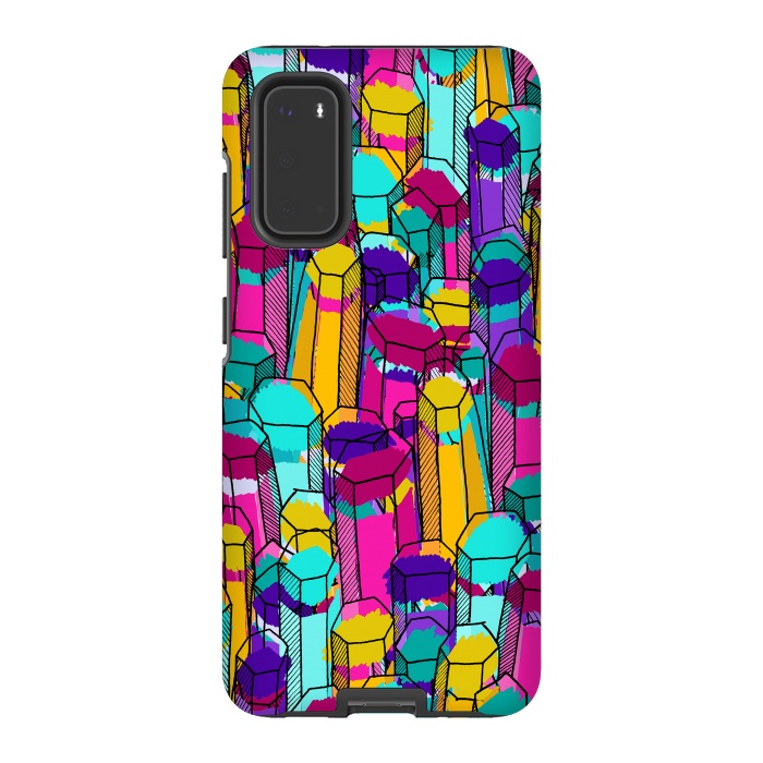 Galaxy S20 StrongFit Rock of colours 3 by Steve Wade (Swade)