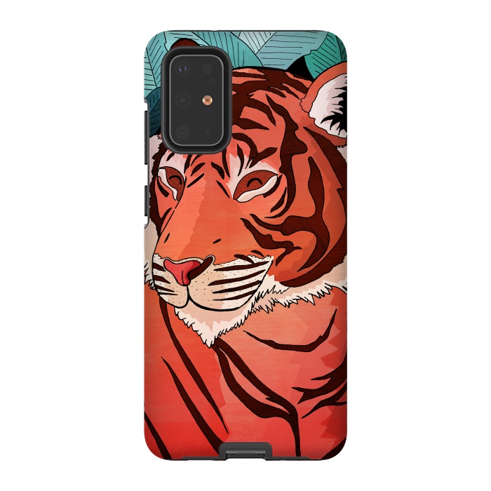 Galaxy S20 Plus StrongFit Tiger in the jungle  by Steve Wade (Swade)