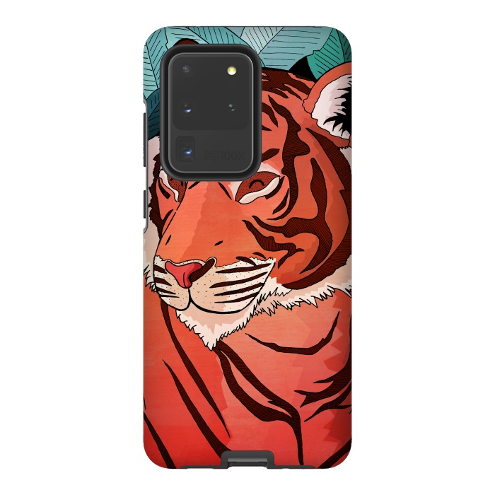 Galaxy S20 Ultra StrongFit Tiger in the jungle  by Steve Wade (Swade)