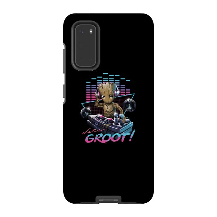 Galaxy S20 StrongFit Let's Groot by Vincent Patrick Trinidad