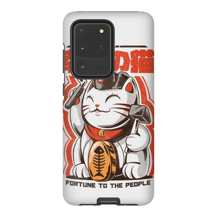 Galaxy S20 Ultra StrongFit Catnist by Ilustrata