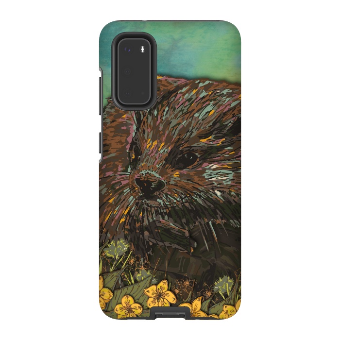 Galaxy S20 StrongFit Otter by Lotti Brown